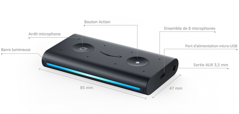 Amazon lance Echo Auto, pour ajouter "toute la puissance d'Alexa à votre voiture"
