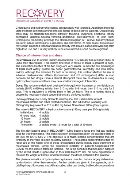 Oxford Recovery Trial - Un modèle pharmacocinétique erroné entraînant le surdosage