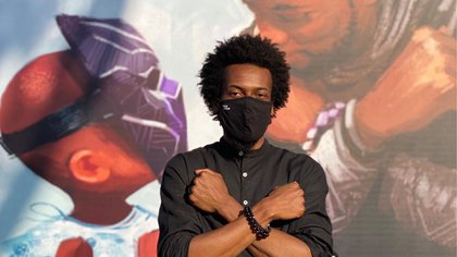 In honor of a superhero: Chadwick Boseman was immortalized on the walls of Disneyland