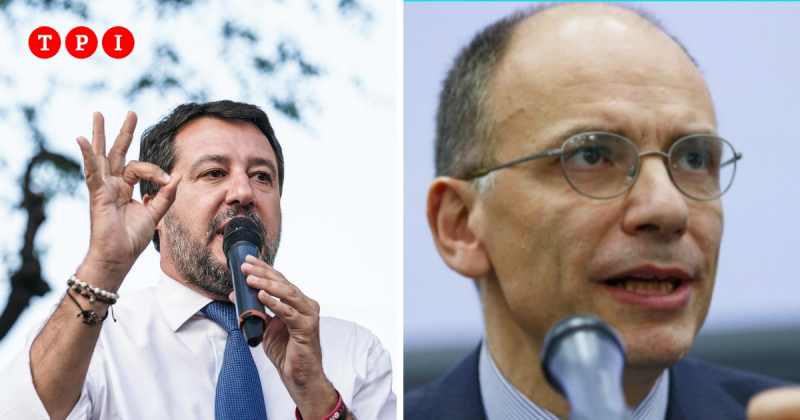 The tear of the League with the government on the tax reform, Letta: “Very serious”. Salvini: “Just bow your 