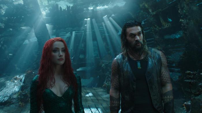 Aquaman 2: the film openly spoiled during the Amber Heard/Johnny Depp trial