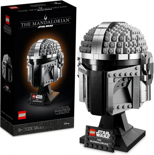 LEGO Star Wars: The Mandalorian collector's helmet to rebuild is top