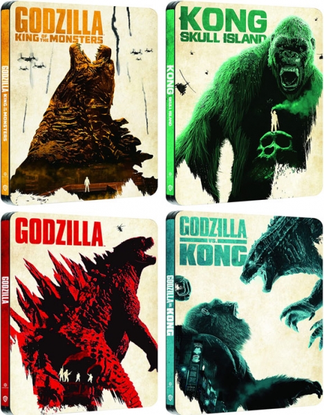 Monsterverse: discover this superb collector's box with the 4 King Kong and Godzilla films