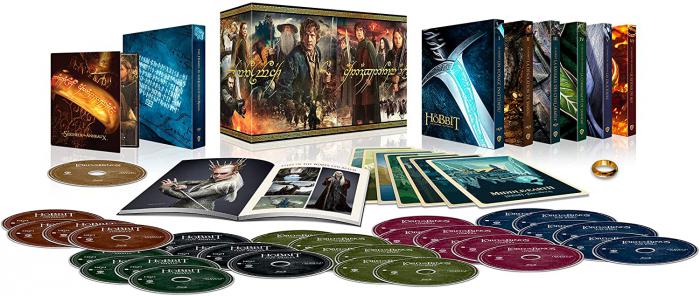 Middle-earth: Here is the Ultimate Edition boxed set of the complete Lord of the Rings and the Hobbit