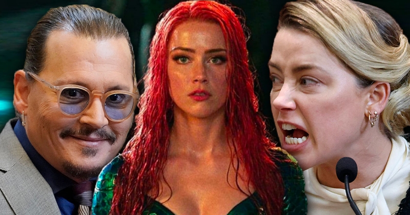 Aquaman 2 movie openly spoiled during Amber Heard/Johnny Depp trial