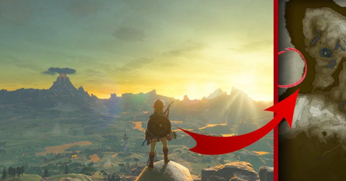 The Legend of Zelda Breath of The Wild: five after the game's release, this player already covers a whole new, totally explorable area
