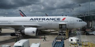 At least a thousand flights were canceled due to a strike by air traffic controllers