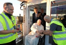 Pope Francis arrived in Kazakhstan for a three-day visit